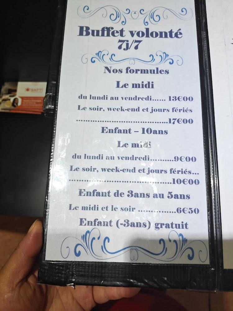 Restaurant Chine Japon - Menu Image 3